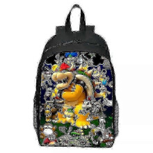 Super Mario Bowser Koopa Backpack Girls Boys Anime School bag Shoulders Bag Gift