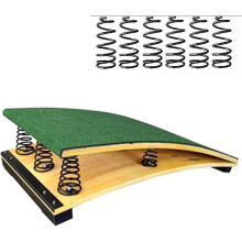 Jump Spring Board, 6Spring HeavyDuty Vault Spring Board For Adult Gymnasts, Training, Fitness, Landing Practice