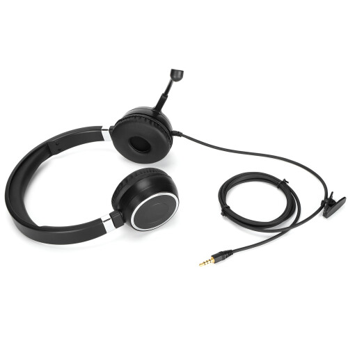 Wireless Headset with ENC Technology, Mute Function and Adjustable Headband for Long-Term Wear 2