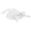 4Pcs Fascinator Hat White Woolen for Decoration Wedding Headwear 1
