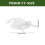 4Pcs Fascinator Hat White Woolen for Decoration Wedding Headwear 2