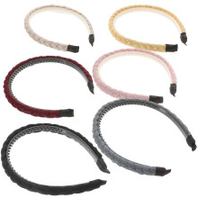 Braided Hair Headbands Anti-Slip Wig Headband Women 24Pcs