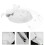4Pcs Fascinator Hat White Woolen for Decoration Wedding Headwear 3