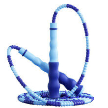 Soft Beaded Skipping Rope 2.8m Adjustable, Tangle, Weighted Jump Rope For Beginners And Students