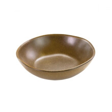Deep Plate 19 cm Ceramic Dish for Serving Soup, Pasta, and Salads in Elegant Design