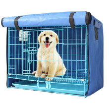 Dog Crate Cover For Wire Crates Fits Most Dog Crates Windproof Water Resistant Oxford Material Blue XL