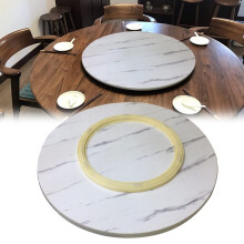 Wooden rotating tray Turntable 360Degree Rotating Serving Plate Large 50100 cm White For Dining Table Kitchen Hotel