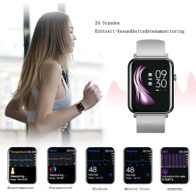 Aktivitáskövető, Beépített Alexa, 24 órás pulzusmérő, Vízálló okosóra nőknek és férfiaknak