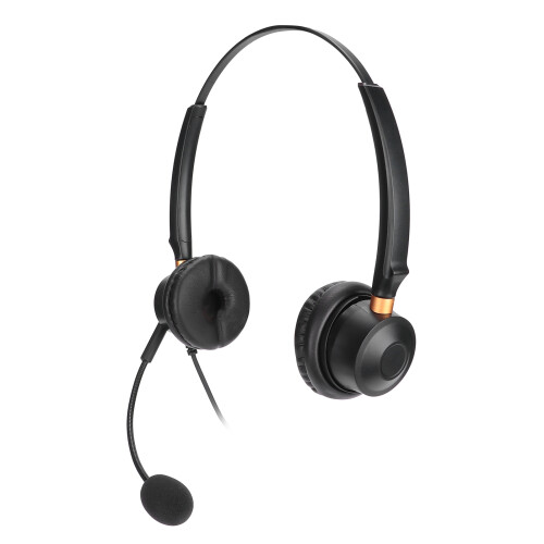 Advanced Algorithm Headset for Crystal-Clear Communication, Digital Signal Sound Card, Flexible Microphone Boom 1