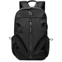 Black waterproof lightweight backpack rucksack men's bag