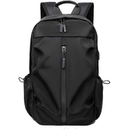 Black waterproof lightweight backpack rucksack men's bag