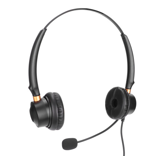 Advanced Algorithm Headset for Crystal-Clear Communication, Digital Signal Sound Card, Flexible Microphone Boom 2