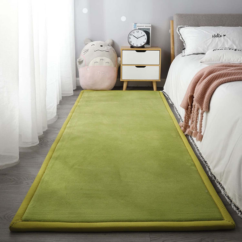 Large Area Rug Nonslip Nursery Play Mat Baby Crawling Mat Thick Foam Floor Carpet For Living Room Bedroom Baby Room Coral