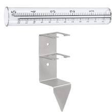 strong Plastic Rain Gauges Replacement Tubes with Support