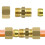 Raccords de tube de compression en laiton 1/4 pouces pour 2