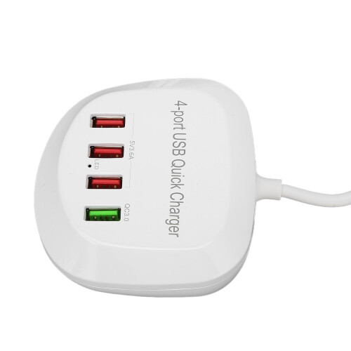 Σταθμός φόρτισης USB για πολλαπλές συσκευές, ευρεία τάση εισόδου, γρήγορη φόρτιση 2