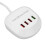 Σταθμός φόρτισης USB για πολλαπλές συσκευές, ευρεία τάση εισόδου, γρήγορη φόρτιση 4