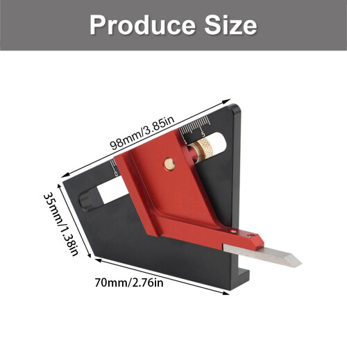 Woodworking 1/2 Centering Rule Table Tenon 1/2 Sawing Tool Solid 1