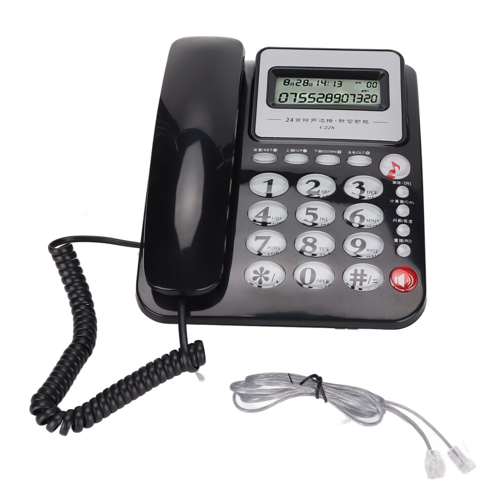 Corded Desk Telephone With Quick Dial And Energy Saving Design For Home Office, Durable Build And Clear Voice Quality For Reliable Communication 9416038597428