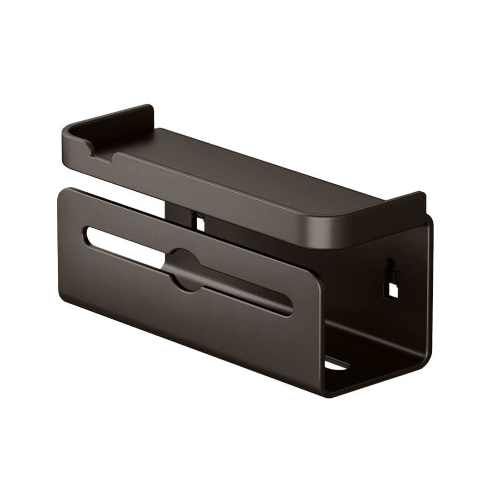 Wall-Mounted Toilet Paper Holder Storage Tray Tissue Box Paper Roll Holder Steel Phone Stand Toilet Organizer Household 6133869914387