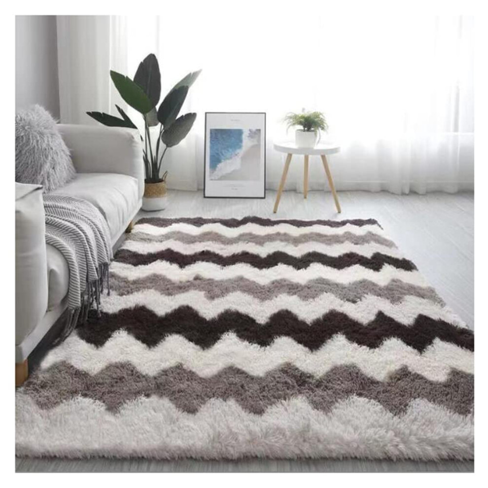Luxury Shag Area Rug 200x300cm Plush Fluffy Carpet for Kids Nursery Dorm Soft Modern Indoor Home Decor Color:1