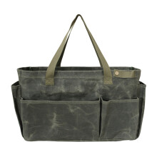 Sac de rangement pour pots de camping en toile avec-Vert