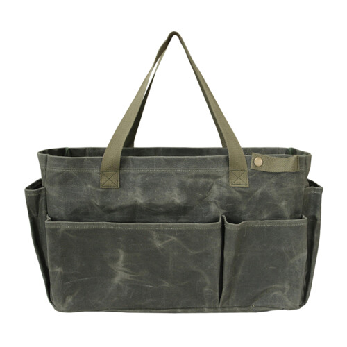 Sac de rangement pour pots de camping en toile avec-Vert