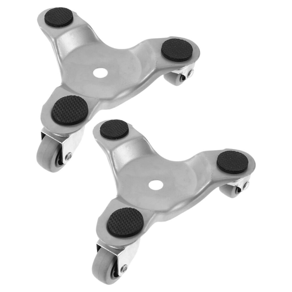Heavy Duty Furniture Moving Dolly 2Pcs Carbon Steel With Swivel Wheels For Heavy Objects On Any Surface 9119770761491