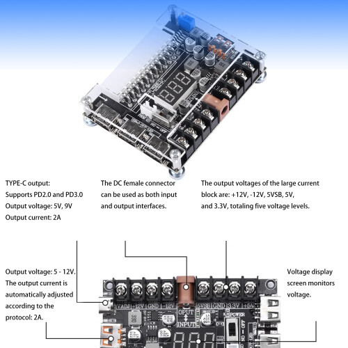Advanced  Power Adapter Board Comprehensive-With shell screws 1