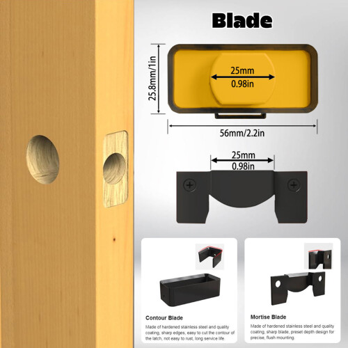 Ergonomic Door Latches Alignment Tool Produced For-Yellow 1