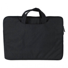 15.6 inch laptop bag, stylish, lightweight, water-repellent Oxford cloth, slim laptop bag for business travel, home, black