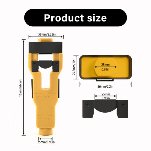 Professional Door Latches Mortise Installation Tool For-Blue 2