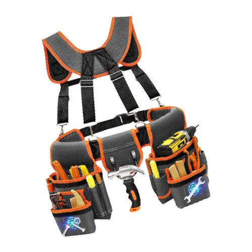 Ceinture de travail réglable avec compartiment de rangement-HC