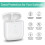 Θήκη φόρτισης Bluetooth για AirPods Pro 1ης και 2ης γενιάς, θήκη αντικατάστασης με γρήγορη 5