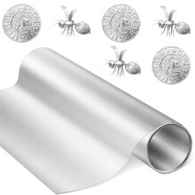 Aluminum Metal Crafts DIY Foil Roll 12 Inch X 20 Ft 0.05 mm Thick for Art Project Aluminum Flashing Roll Wide Sheet
