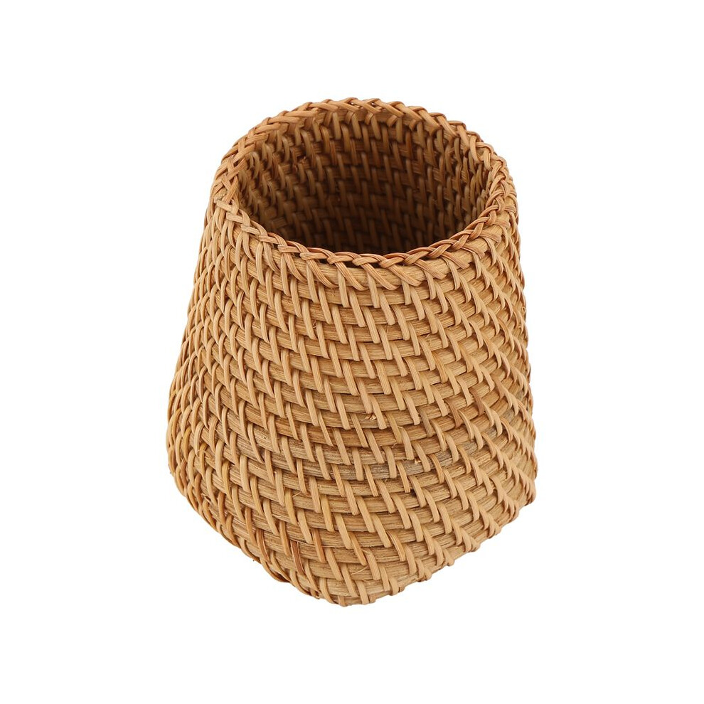 Rattan Chopsticks Tube Shovel Spoons Bucket Dinner Knives Forks Tableware Storage Box Home Storage Baskets Organizer C 6132924313486
