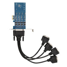 RS422/485 Serial PCIe Card 2/4Port, PCIe 2.0 Performance Interfaces Controller for Industrial Machines