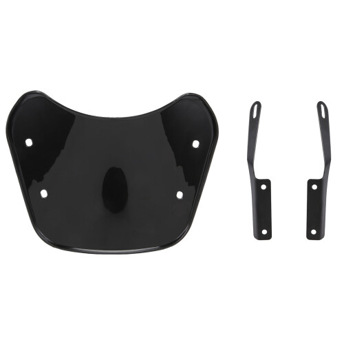 5-7 Inch Motorcycle Headlight Windshield Wind Deflector Windscreen Universal for