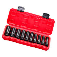 1/2" Drive Cr Mo Deeping Impact Sockets Set-10 24mm10 piece set