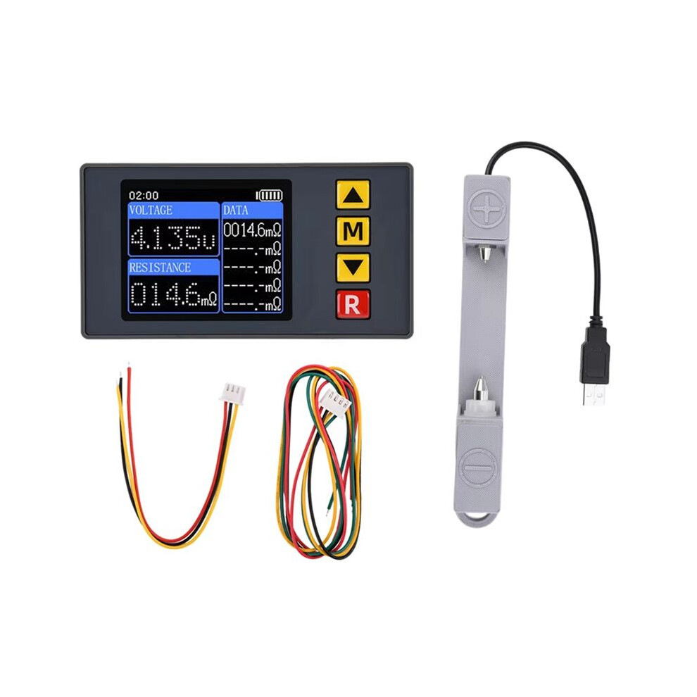 Ts457 Dc5v Voltage Internal Resistance Tester Supports Recording 5 Sets Of Internal Resistance Using Ac 4-Wire Method 6133869942502