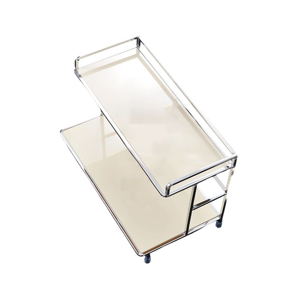 Metal Desktop Layered Storage Rack, Double-Layer Desk Storage Rack,Bathroom Cosmetics Storage Rack For Living Room 6131667529413