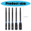 6–14 mm Steckschlüssel-Adapter, Bohrer-Muttern-Treiber-Set,-10mm 3