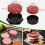 Press Kit, 3 in 1 Hamburger Press Patty Maker, Cast Iron Burger Press, for Grill, Griddle, Kitchen 7