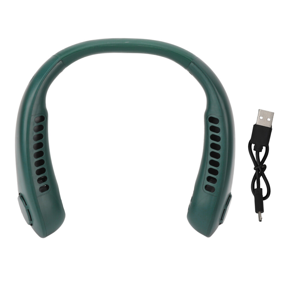 Personal Neck Fan With Long Use Time, Rechargeable Bladeless Cooling Device With Adjustable 3 Speeds, Super Quiet Operation And Comfortable Ergonomic 9416038568725