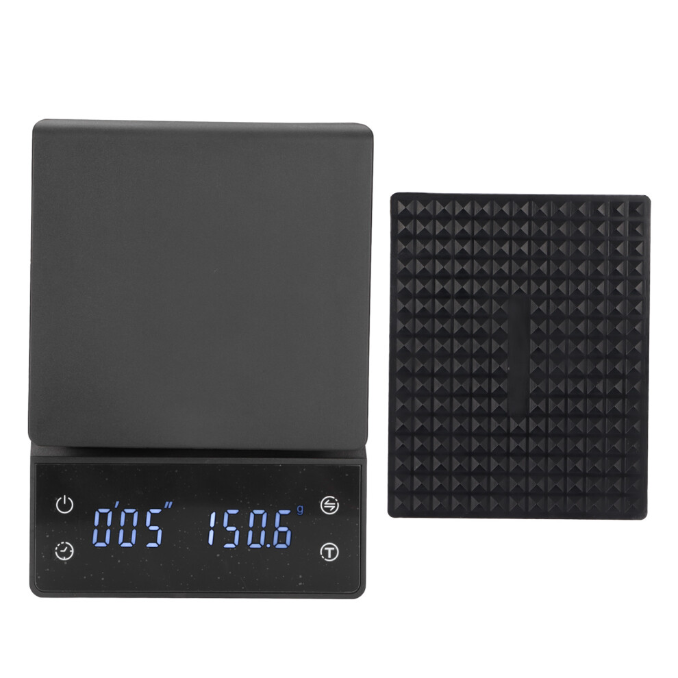 Coffee Brewing Scale With Timer And Backlight Screen High Accuracy Measurement Sleek Compact Body Water Resistant Surface And Multi Mode Unit Conversi 9416038597992