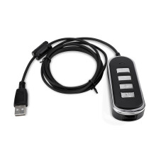 Rj9 To Usb Converter, Speaker Volume Control & Working Status Indicator, Headset Usb Adapter For Unmatched Audio Precision In Your Digital Studio