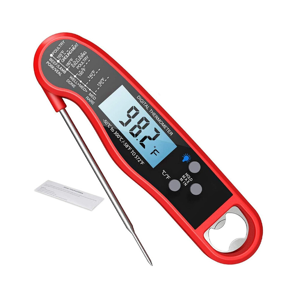 Kitchen Digital Food Thermometer Instant Read Meat Thermometer Probe For Cooking, Bbq, Grill And Oil Deep Fry 6133591990390
