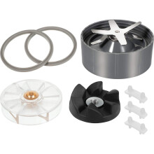 Piezas de Repuesto de la Licuadora de 8 Piezas para la Licuadora Nutribullet 600W 900W Cen Cuchilla de Hielo / Junta de Sellado de Goma / Almohadilla
