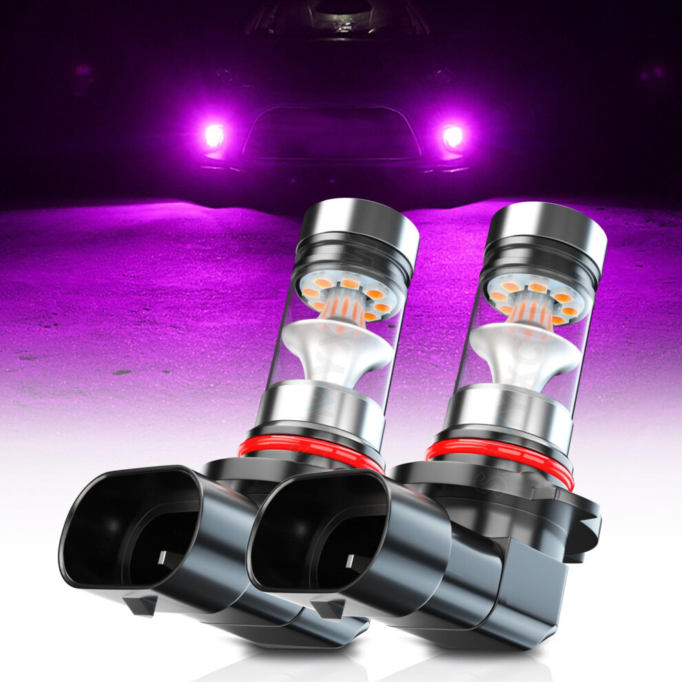 Led Fog Lights For Toyota Tacoma 20052011 And Tundra 20072013, 300% Brighter Bulbs Pack Of 2 Pink/Purple 9426802844399