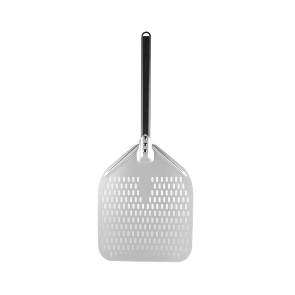12 Inch Big Pizza Peel Perforated Shovel Paddle Metal Handle For Oven Turning Peel Kitchen Tools Nonstick Baking 6133591933441